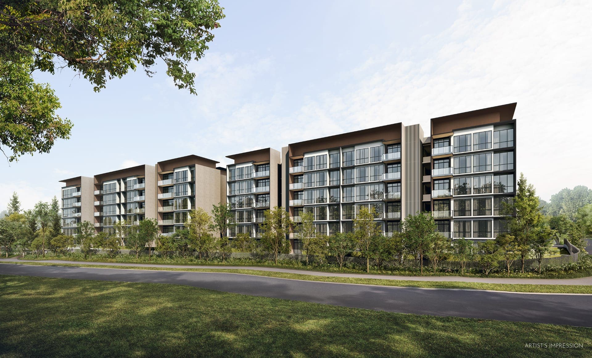 Artist's impression of Amberwood at Holland