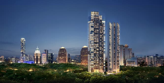 OUE condominium in Singapore