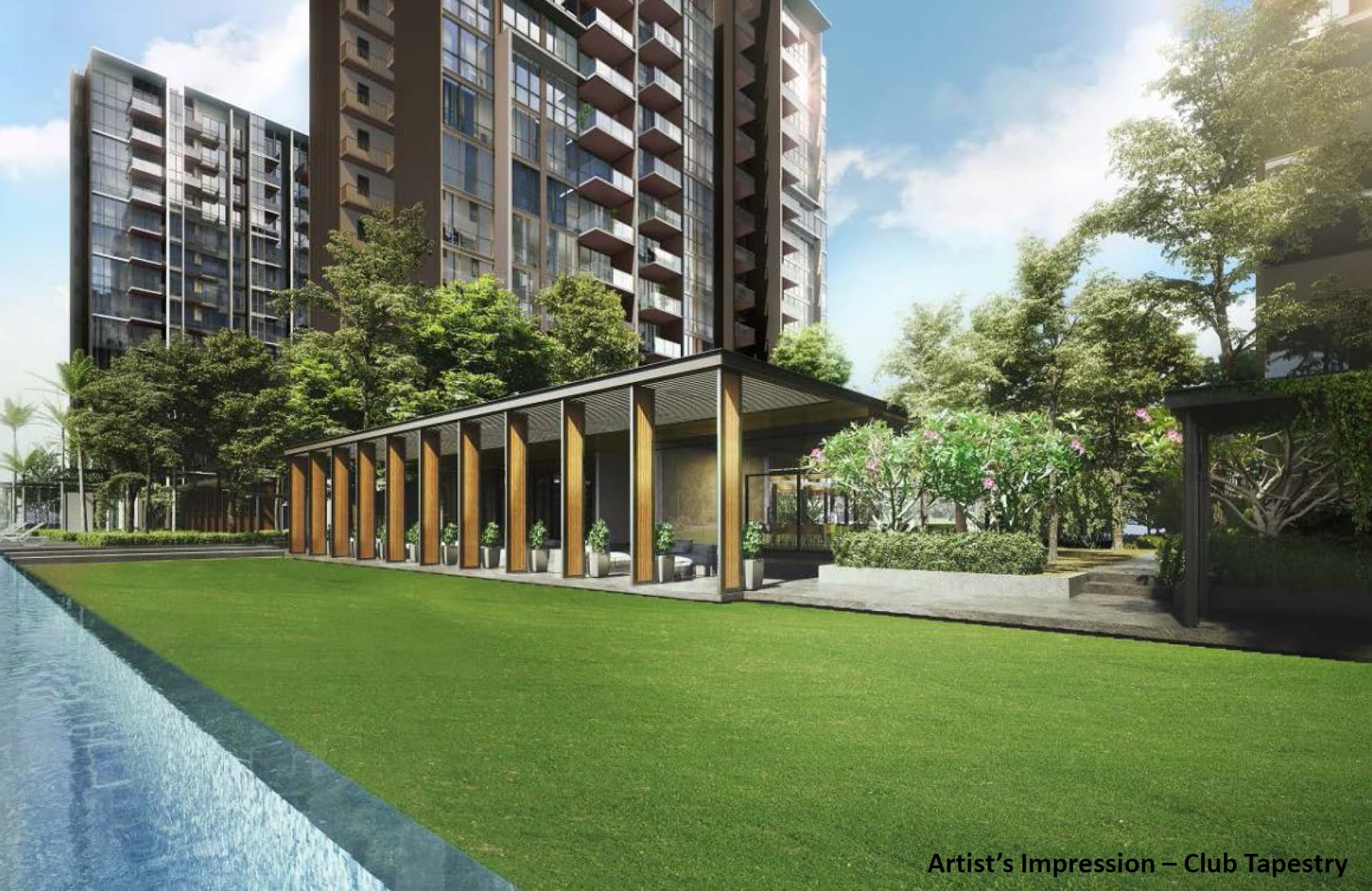 The condominium in Singapore